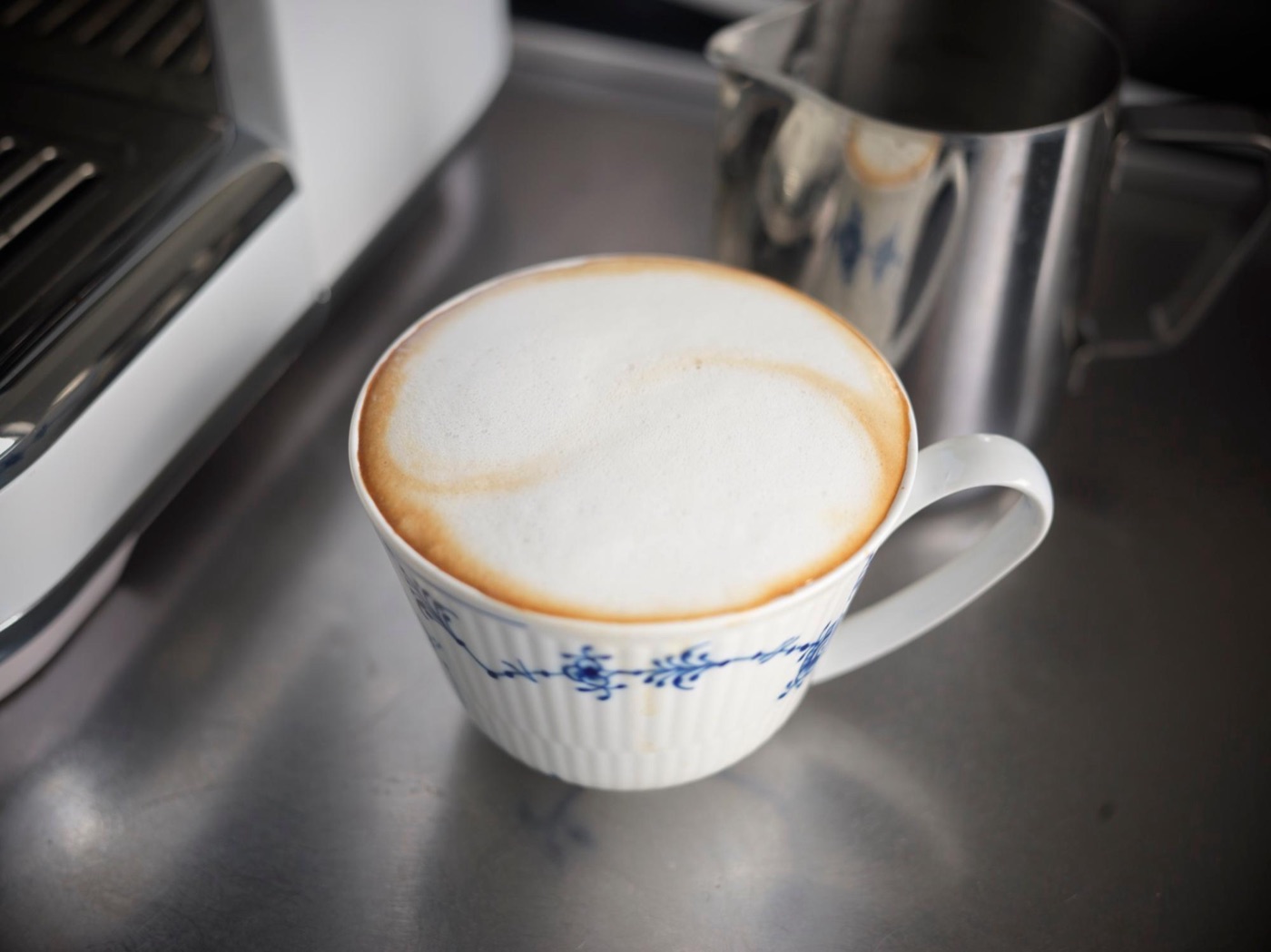 カプチーノもお店クオリティ