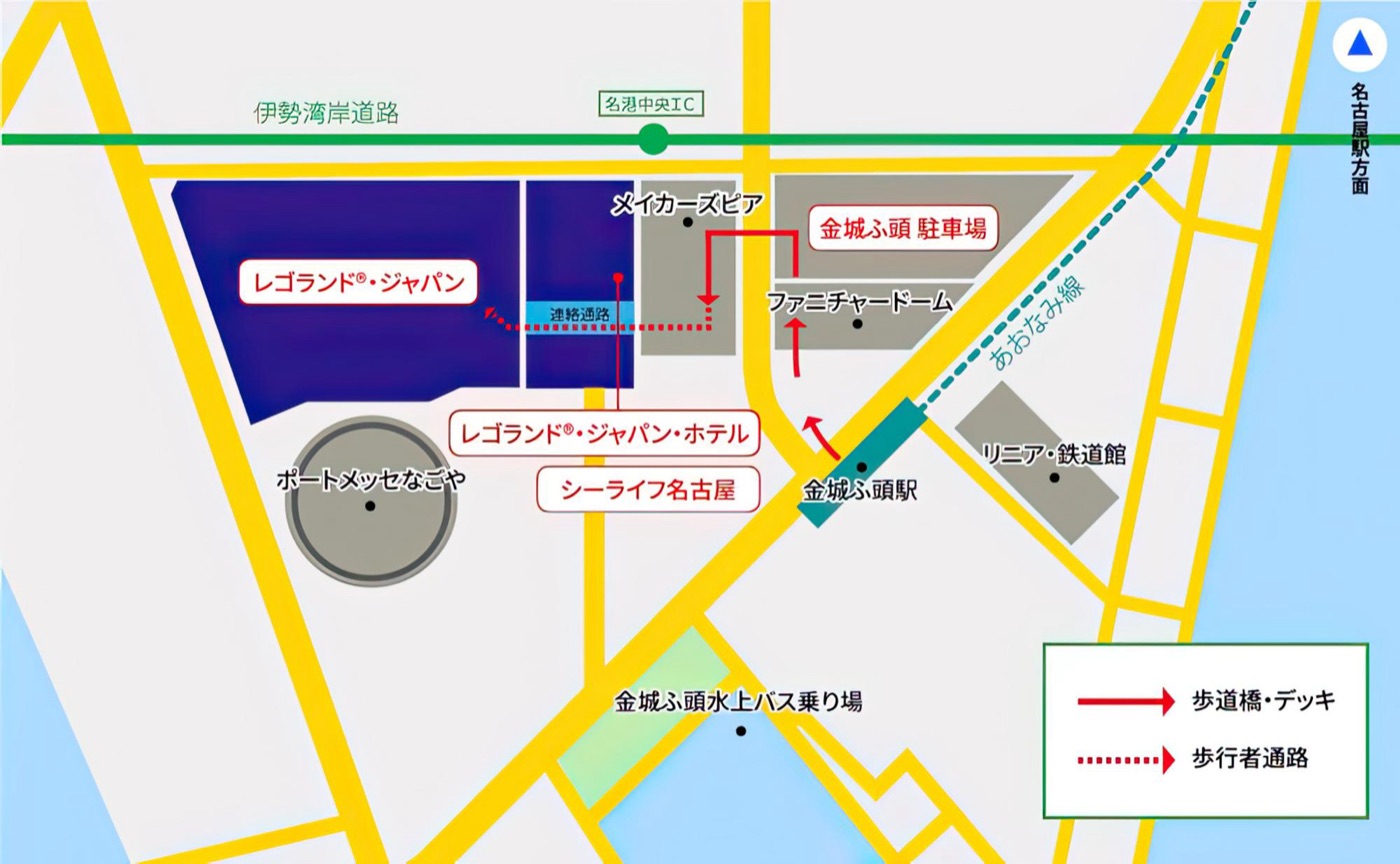 名港中央ICから駐車場までほぼ直結のアクセスの良さ！