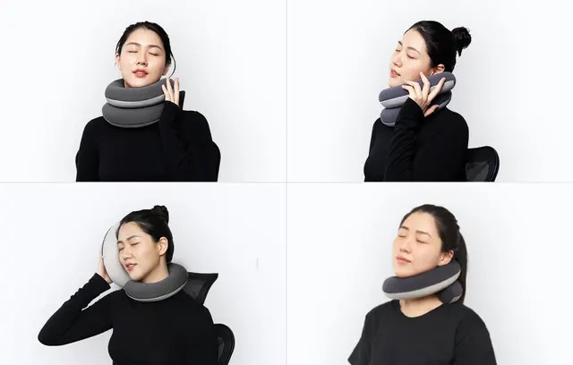 前、横、後ろなど自分のシチュエーションに応じて変化させられて便利
