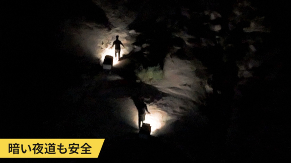 山道や雨上がりでタイヤが汚れてもバッテリーも含め耐水構造になっているので手軽に綺麗にできるのも好感が持てました。