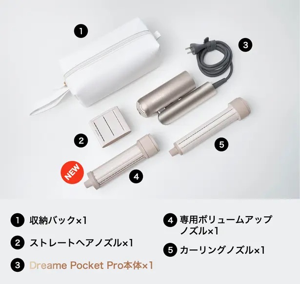 前述した通り、バッグは白色が付属、シャンパンゴールドに合っていてGOOD