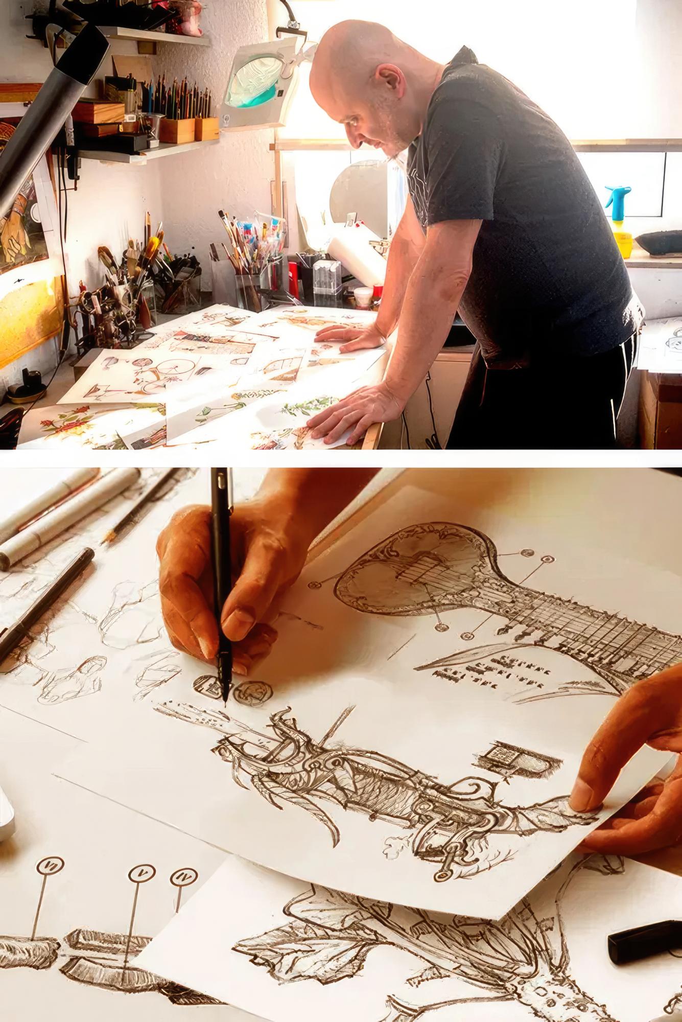 挿絵を描いているレフ氏もアートだけでなく建築など他分野の知識があるからこうした深みが出ているんでしょう。