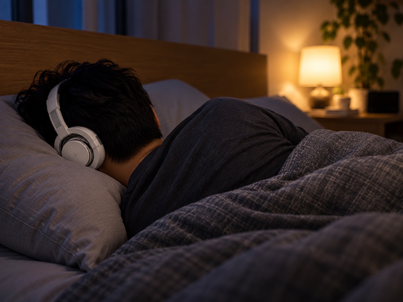 もうひとつ苦手なのが、寝ながらの使用。耳の周囲に大きな構造があるので、横向きになるとどうしても邪魔になります。