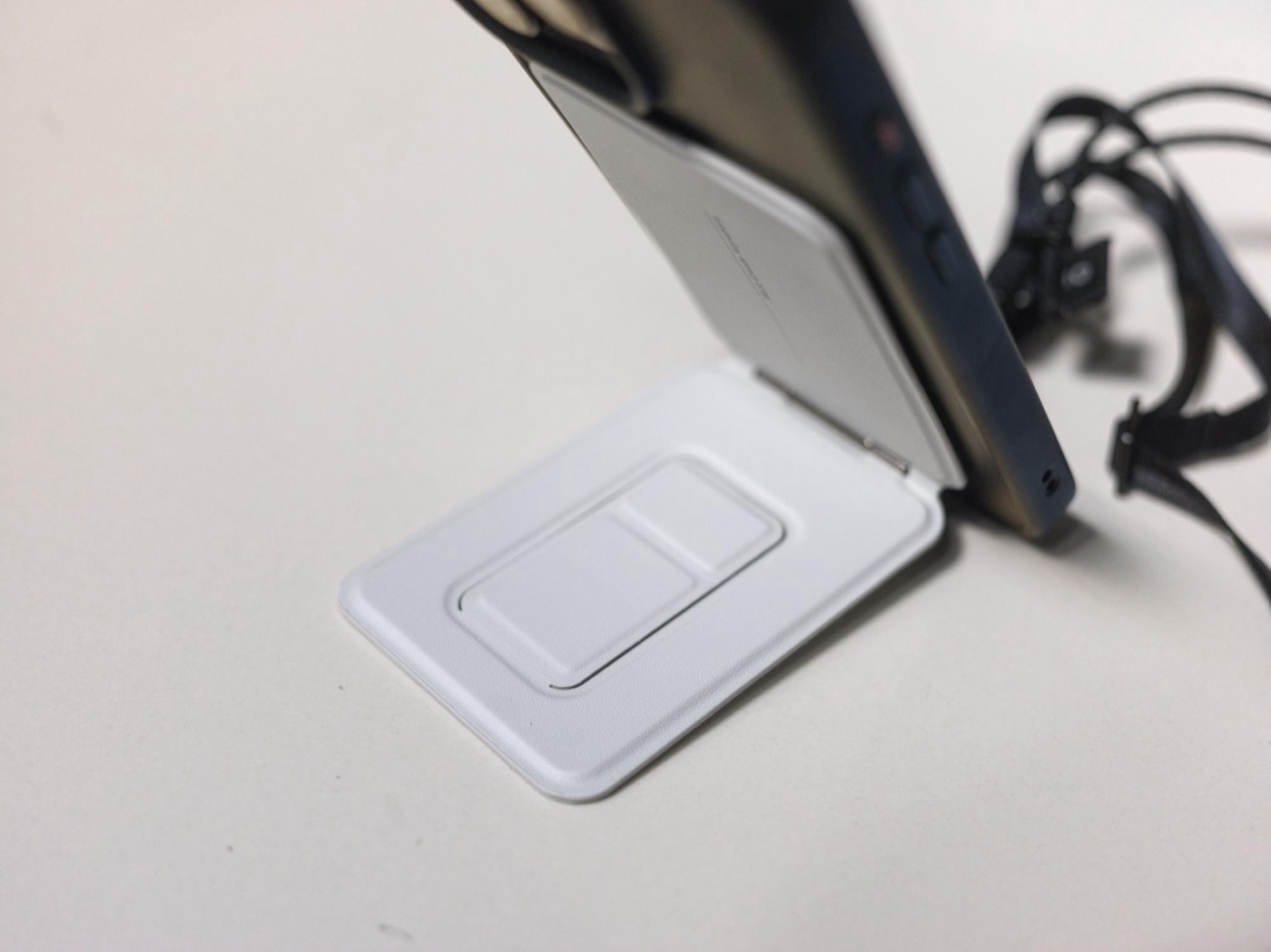 Strong magnets, plus you can keep changing its shape for whatever you’re doing. That’s the best part.