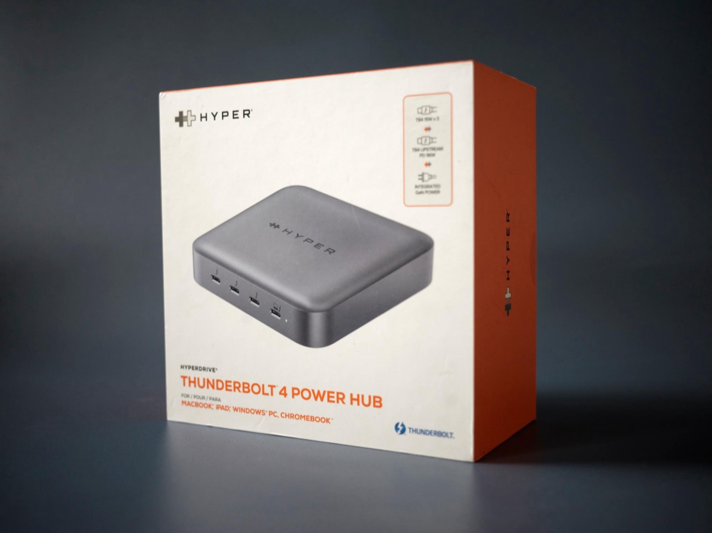 The front of the box.